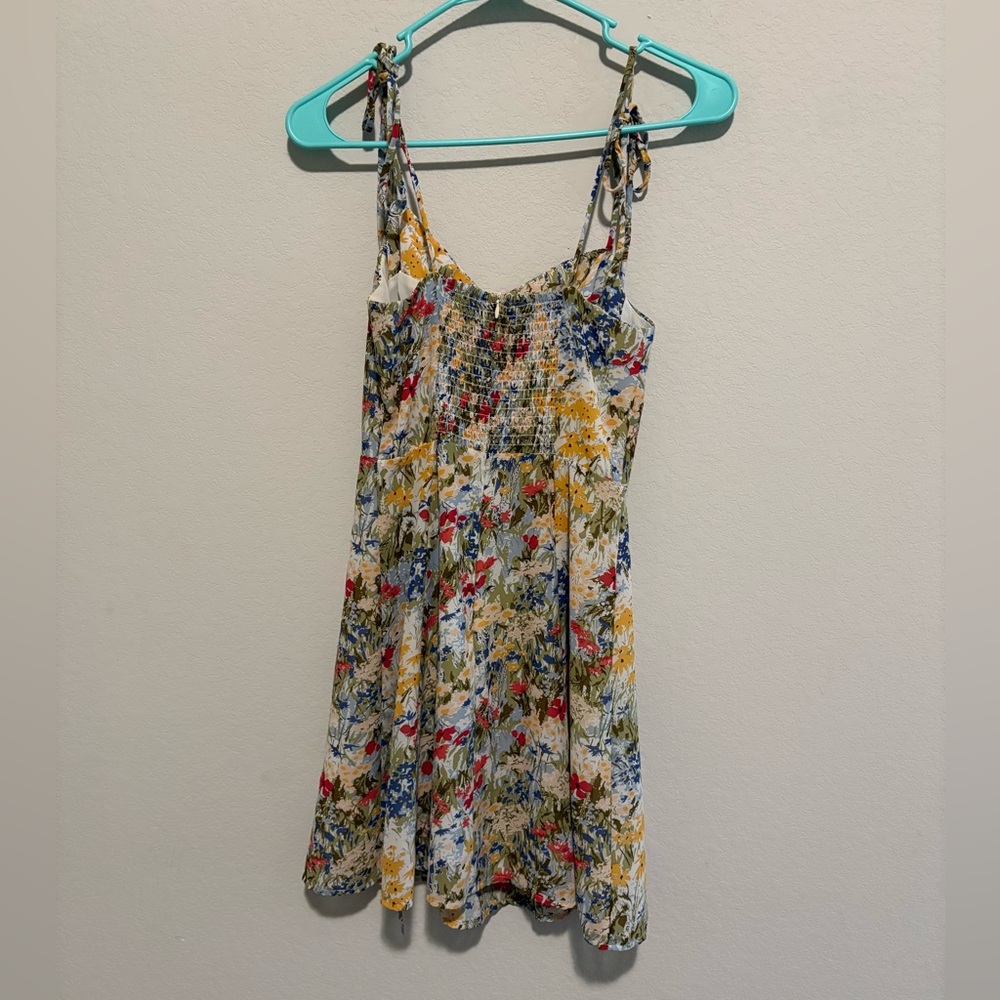 Reformation Nadira floral mini dress in countryside print - Picture 3 of 5